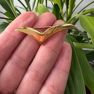 Tiffany & Co. Vintage 18K Gold Seagull Brooch